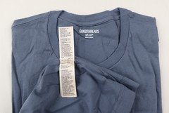 2 Pack Men’s Slim-Fit Short-Sleeve Cotton Crewneck T-Shirt Small Blue Small