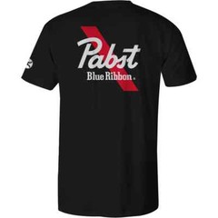HOOEY “PABST BLUE RIBBON” BLACK W/RED & WHITE T-SHIRT HT1638BK