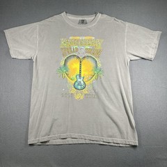 Kenny Chesney Spread The Love 2016 Tour Tee Men Large Gray Comfort Colors Shirt