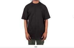 3 pack Shaka Wear Max Heavyweight Cotton Crew Neck Short Sleeve Big Tall T-shirt