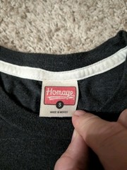 Homage Gamer Tee Shirt Short Sleeve Poly-Cotton-Rayon Mens Size Small