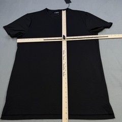 CUTS AO Split-Hem Shirt Mens XL Black Pyca Pro Stretch Athletic Tee NWT