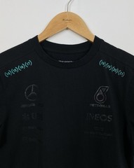 🏎️ Mercedes-Benz AMG Petronas Formula One Team T-shirt Black Racing Sport Top