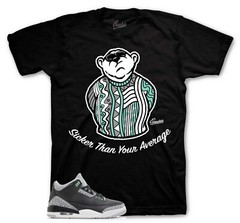 Shirts To Match Jordan 3 Green Glow Sneakers – Big Bear Sneaker Tees