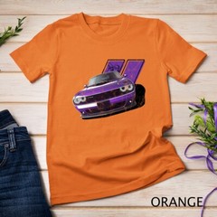 Plum Crazy Modern Muscle car american V8 engine car design Unisex T-shirt