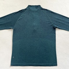 Lululemon Night Sea Deep Cove Teal Metal Vent Tech 1/2 Zip Long Sleeve Top XL