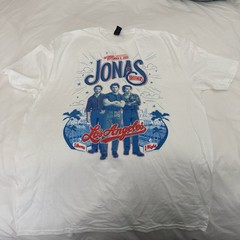 Jonas Brothers 2023 Los Angeles Dodger Stadium Concert T-Shirt White New Size XL