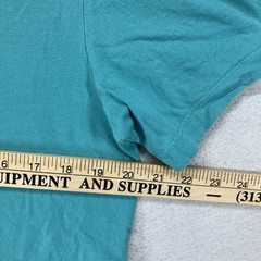 Nike Men’s Tee Short Sleeve Shirt Teal Blue Square Logo Swoosh Design Medium