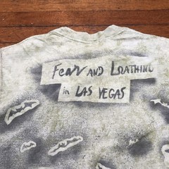 Vintage 90s Fear & Loathing Hunter S Thompson T-Shirt Sz M Green Ralph Steadman