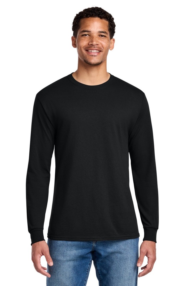 Jerzees® Dri-Power® 50/50 Cotton/Poly Long Sleeve T-Shirt – 29LS Black XL