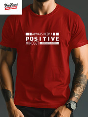 Soild Color Letter Print Short Sleeve Clothing Oversized Breathable Daily T-Shir