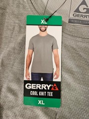 XL / X-LARGE – GREY – Gerry Men’s Lightweight Cool Knit Active Gym Tee Shirt