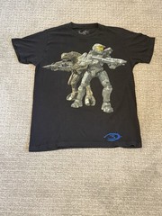 Y2K Halo 3 Bungie Xbox 360 Master Chief Arbiter Video game T Shirt Size Large
