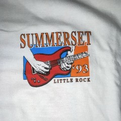 Vintage Hanes Beefy-T Summerset’93 Little Rock Concert Series DoubleSided Tee XL