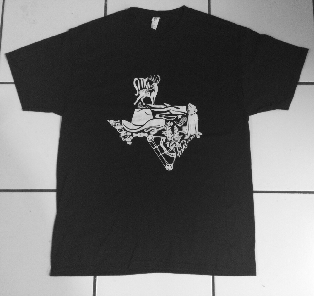 Jerzees 29M Men’s Dri Power 50/50 5.6oz T-Shirt Tee Sz L Black SITKA DALLAS TX