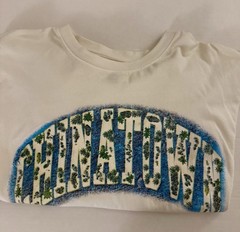 Chinatown Market Graphic Print Short Sleeve Tee Shirt Men’s Size XL Cream Beige