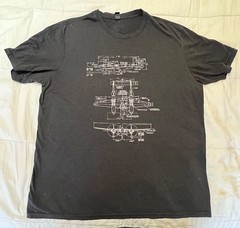 The Tower Grill Nampa Idaho P-38 design 2XL T Shirt