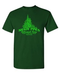 SHADY PINES – Unisex Cotton T-Shirt Tee Shirt