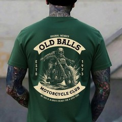 Funny 50th Birthday Vintage Motorcycle for Biker Dad T-Shirt