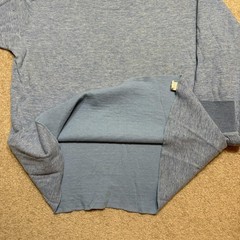 Vtg 60s Duofold Thermal Shirt Mens Medium Blue Double Layer Two Tone LS Grunge