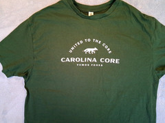 AS Colour Block Green Graphic Short Sleeve T-Shirt United the Core Carolina XL