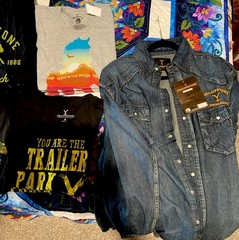 Lot Of (35)Yellowstone Shirts ~small To 2xl Cotton New Very Soft Material New