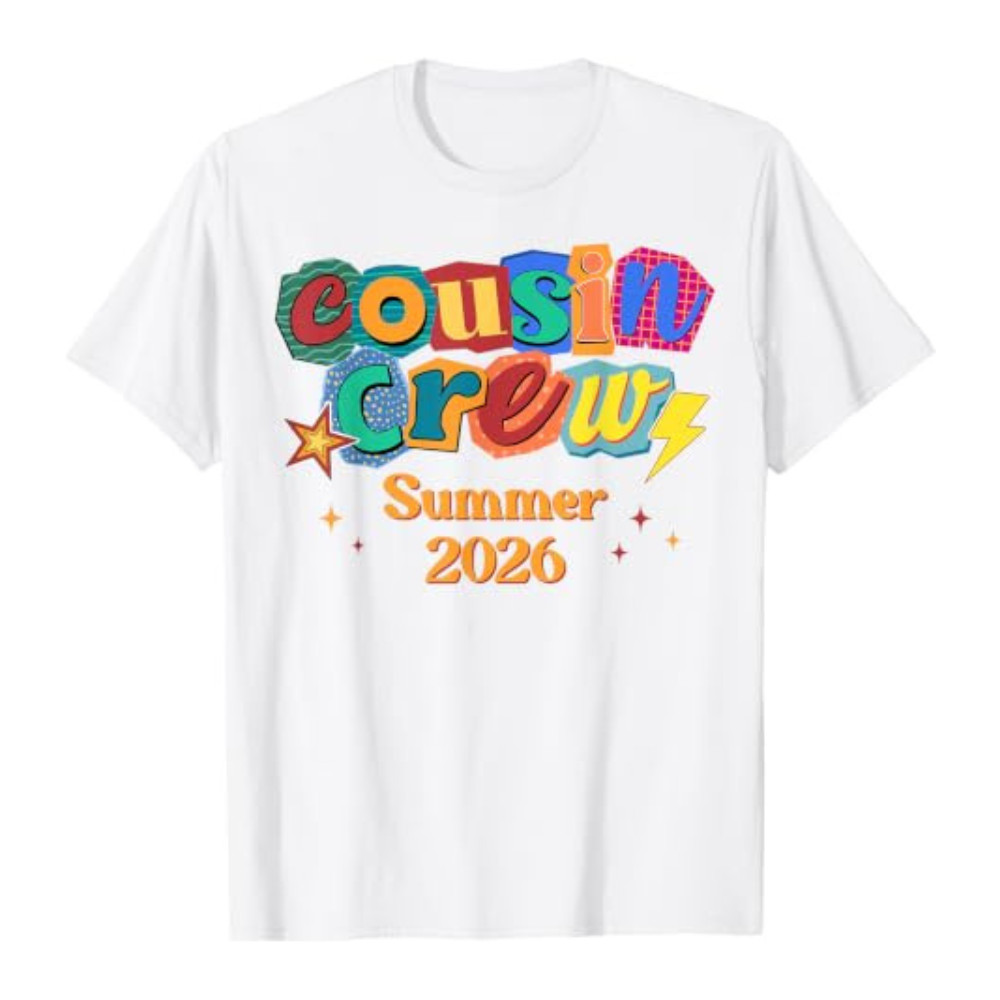 Cousin Crew Retro Summer Vacation Family Trip Matching Sweatshirt T-shirt