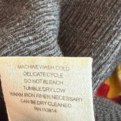 Billy Reid men’s t-shirt size small grey marled cotton black long sleeve crew