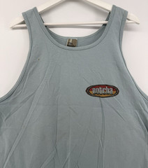 Vintage 1996 Gotcha Men’s Tank Top Surf Skate Blue Large USA