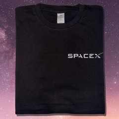 SpaceX Embroidered Shirt NASA Elon Musk Tesla Space X Moon Artemis