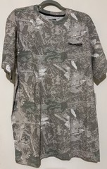 ROCK SALT Men’s 2XL Gray Camo Cotton Crew Neck Short Sleeve Los Angeles Tee