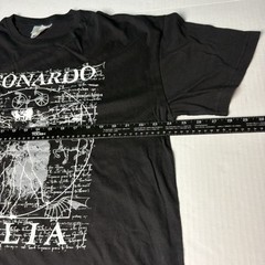 Leonardo Italia Adult 3XL T-Shirt Black Short Sleeve Souvenir Zeus Cotton Artsy