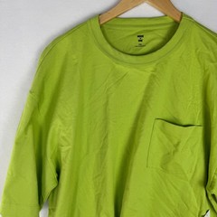 Mode of One Mens Acid Green Relaxed Pocket T-Shirt XXL NEW 100187075MN