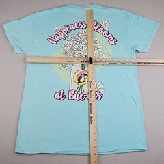 Bucees Happiness Blooms Shirt Unisex M Light Blue Daisy Jar Dual Beaver Graphic