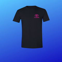 Toyota T-Shirt Chest Logo Tundra Tacoma Scion Supra 4 Runner with FREE DECAL!!