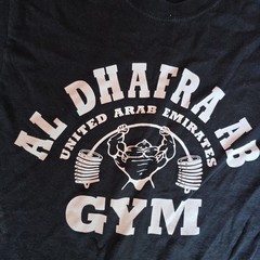 Al Dhafra AFB UAE GYM tee T Shirt Sz S