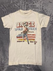 Vtg 85s Bruce Springsteen Born In The Usa Natural T-shirt Unisex S-5XL Reprint