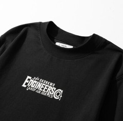 Men Spring Fashion Letter Half High Collar Printed Long Sleeved T-Shirt