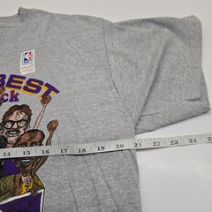 VTG Los Angeles Lakers Best Six Pack Kareem Magic Worthy T-Shirt Men Large 80s