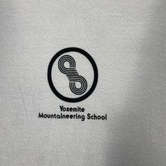 VTG Yosemite Mountaineering School Go Climb A Rock T-Shirt Mens XL White 90s