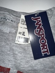 NWT Jansport x Bates College Bobcats Women’s XL Gray Cotton Blend T-shirt