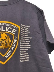 Vintage NYPD 9/11 Memorial Honor Remember Police Department T Shirt Mens L NJPD