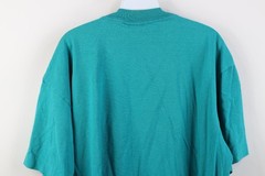 Vintage 90s Streetwear Mens XL Faded Blank Striped Short Sleeve T-Shirt USA