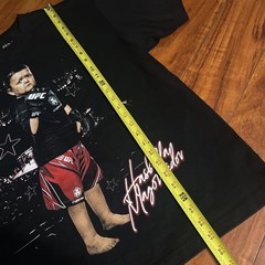 UFC Hasbulla Magomedov vs Everybody MMA 100% Cotton Black T-Shirt Adult L EUC