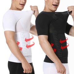 Fajas Para Hombres Faja Reductora De Hombre Body Shaper Tummy Control Tee Shirt