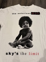 Vintage Brooklyn Mint Notorious Big Sky’s The Limit Shirt XL White