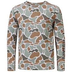 Men’s Camo Fishing Shirts UPF 50+ Long Sleeve Quick Dry Lightweight T-Shirts …