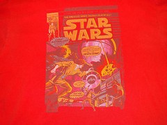 Star Wars comic book men’s T-shirt size XL/XG red tee shirt