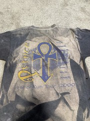 Vintage 90s Prince Hit & Run Concert Tour Band Single Stitch Large T-Shirt