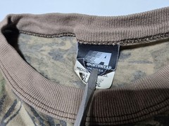 Vintage Camo Hunting XL Shirt Ace Sportswear Long Sleeve 50/50 USA Single Stitch